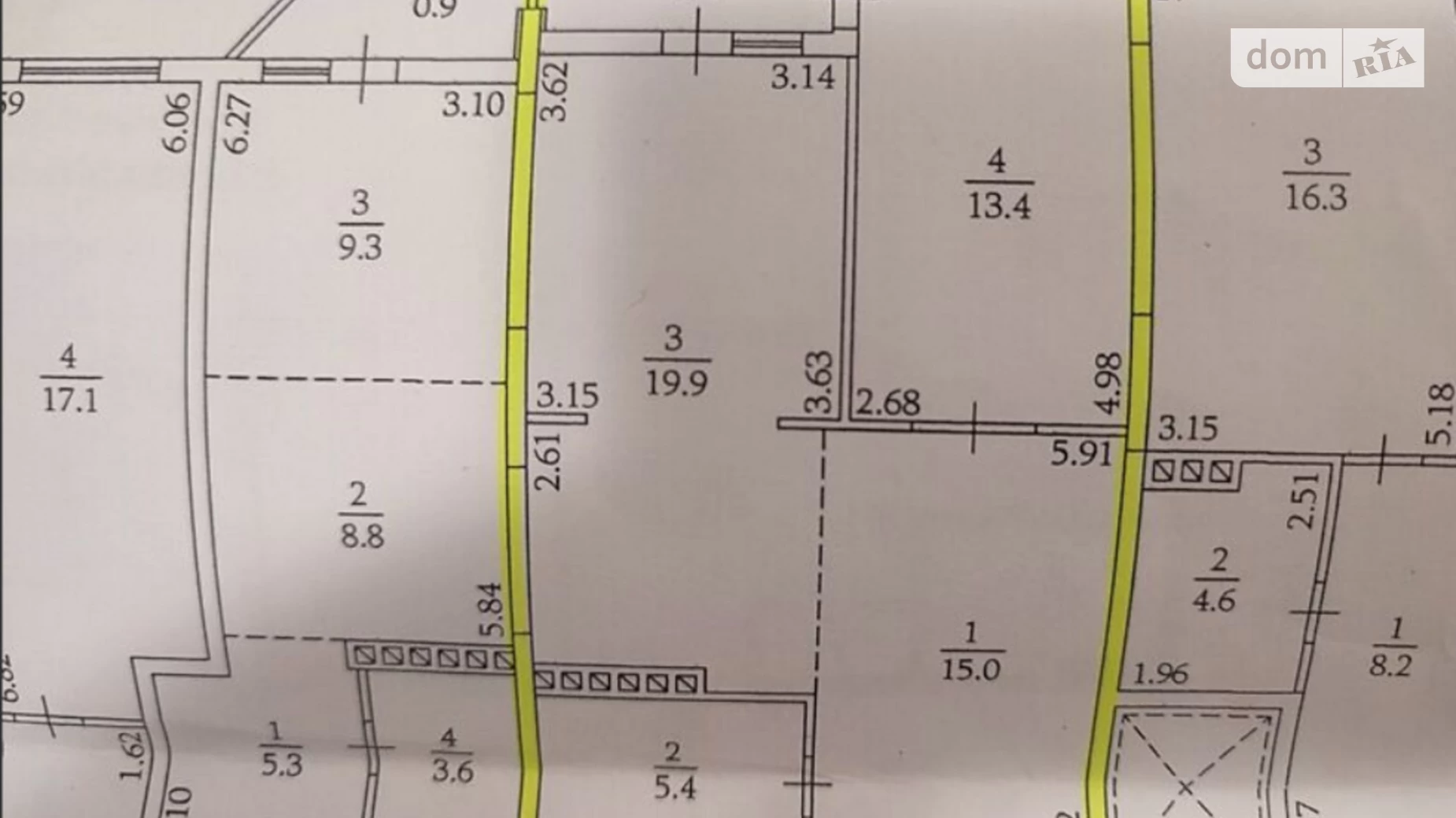 1-кімнатна квартира 54 кв. м у Тернополі, вул. Київська