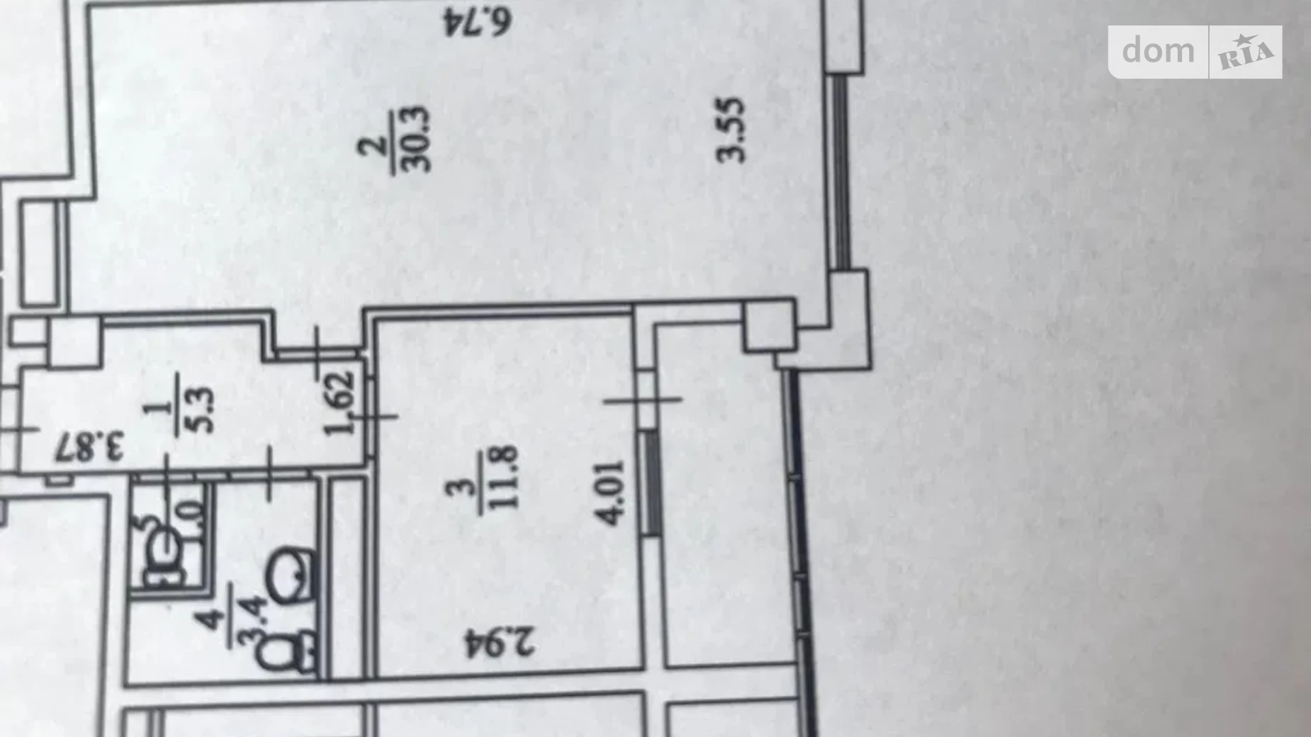 Продається 1-кімнатна квартира 57 кв. м у Києві, вул. Саперне Поле, 3 - фото 2