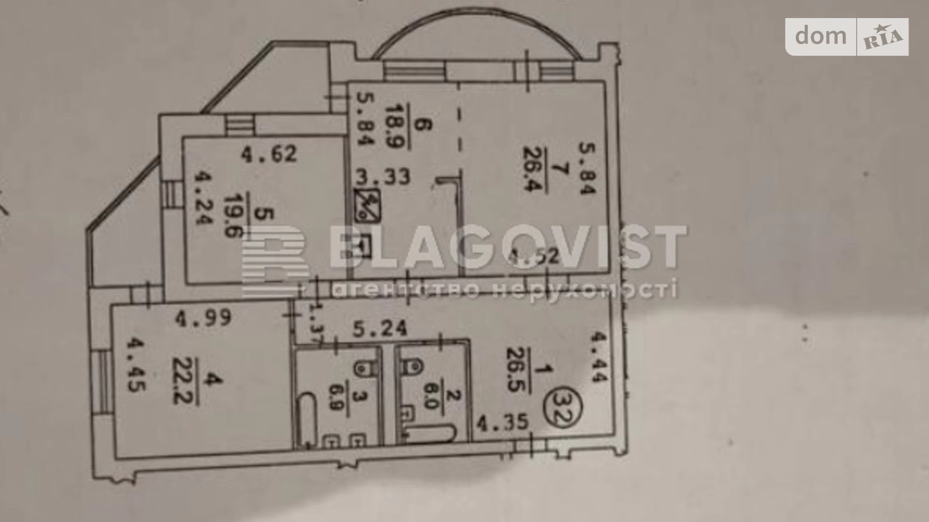 Продается 3-комнатная квартира 131.2 кв. м в Киеве, просп. Владимира Ивасюка, 12Д - фото 2