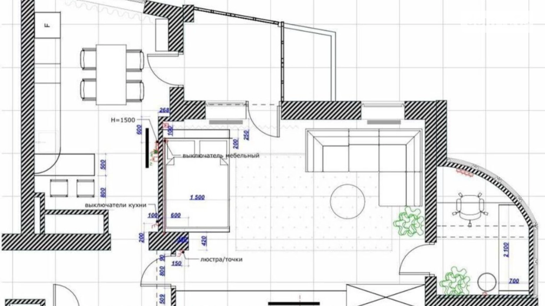 Продается 1-комнатная квартира 67 кв. м в Киеве, бул. Леси Украинки, 7А