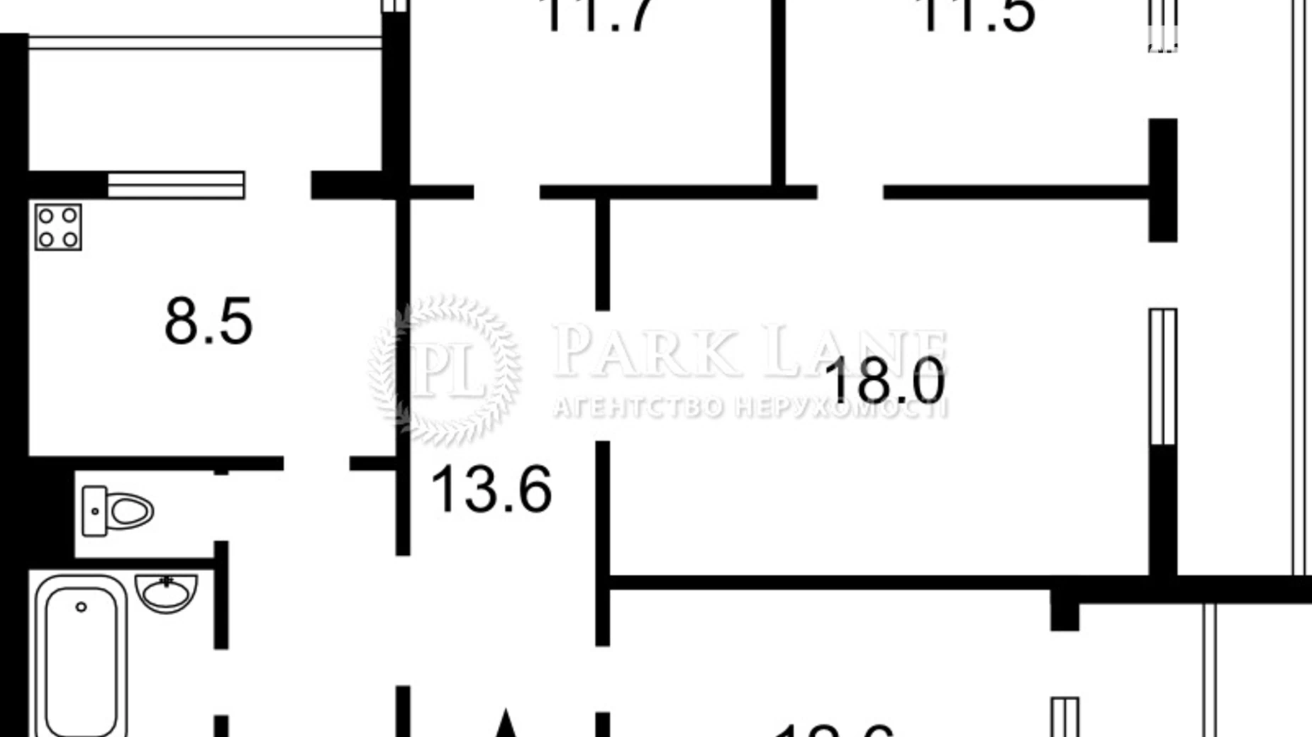 Продается 4-комнатная квартира 80 кв. м в Киеве, ул. Академика Ефремова, 21 - фото 3