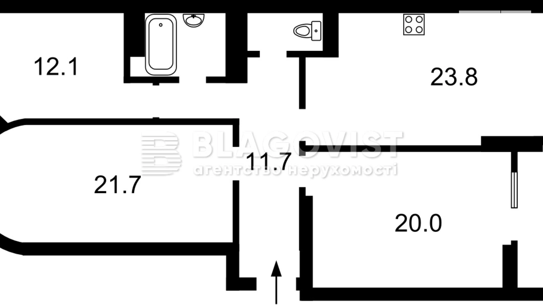 Продается 3-комнатная квартира 101 кв. м в Киеве, ул. Завальная, 10В - фото 4