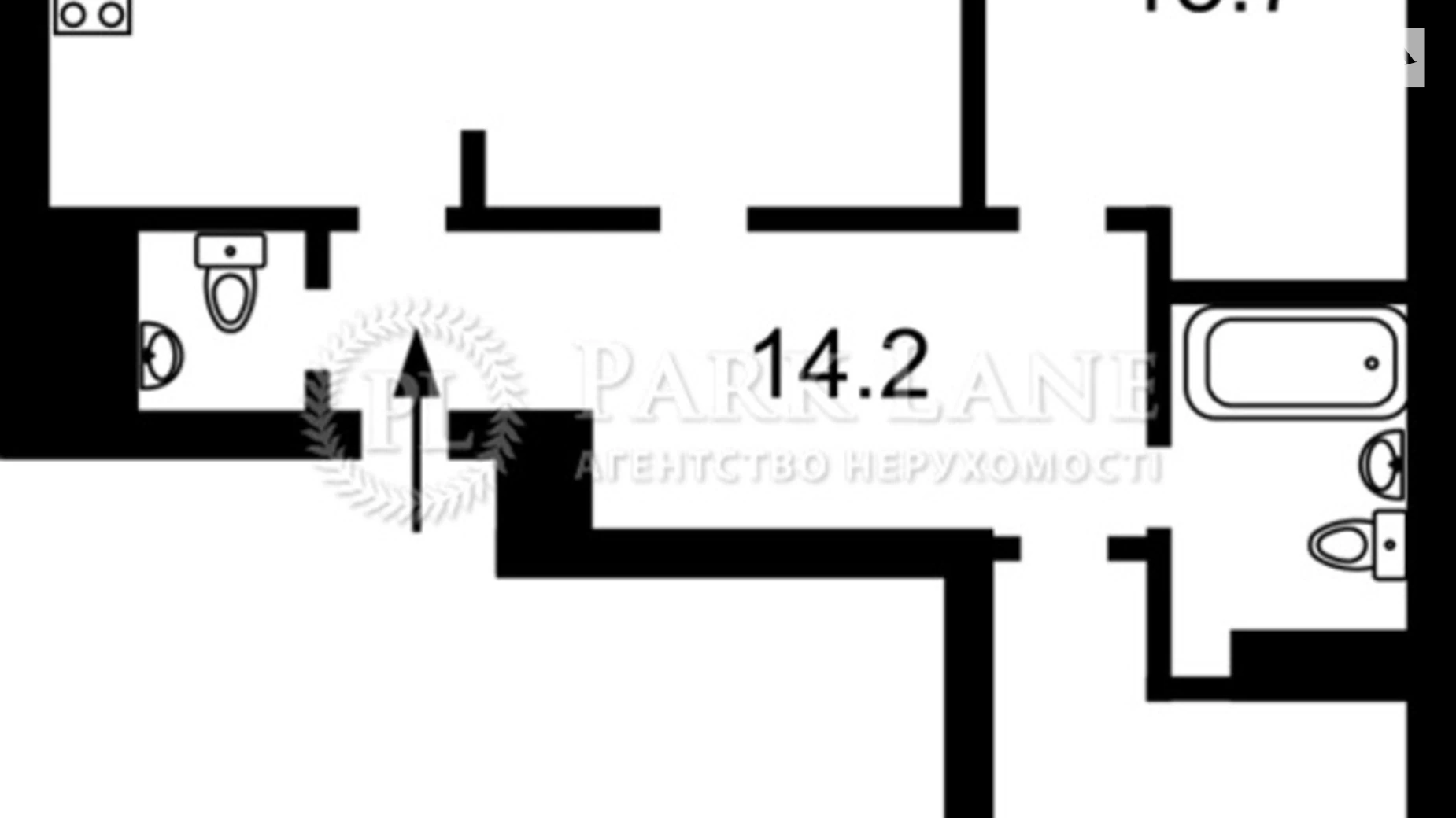 Продается 3-комнатная квартира 83.4 кв. м в Киеве, ул. Победы, 1