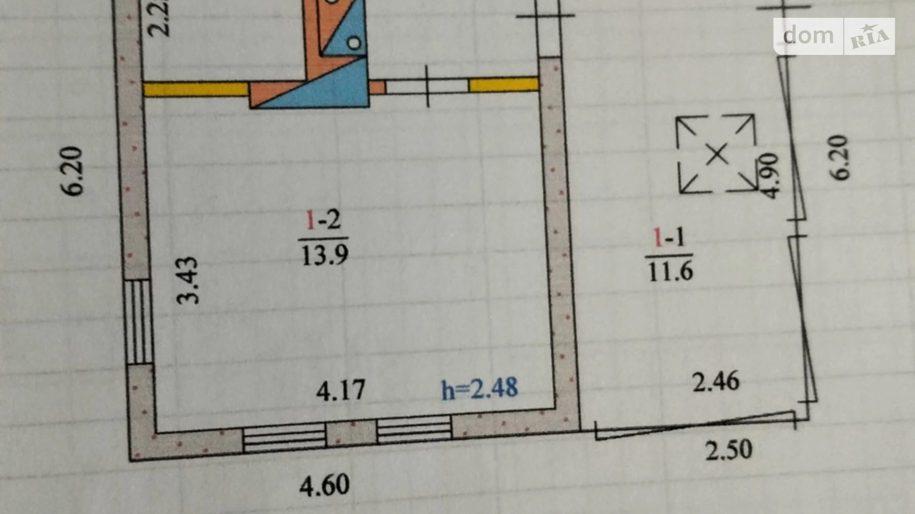 Продается одноэтажный дом 36 кв. м с садом, Українська, 29