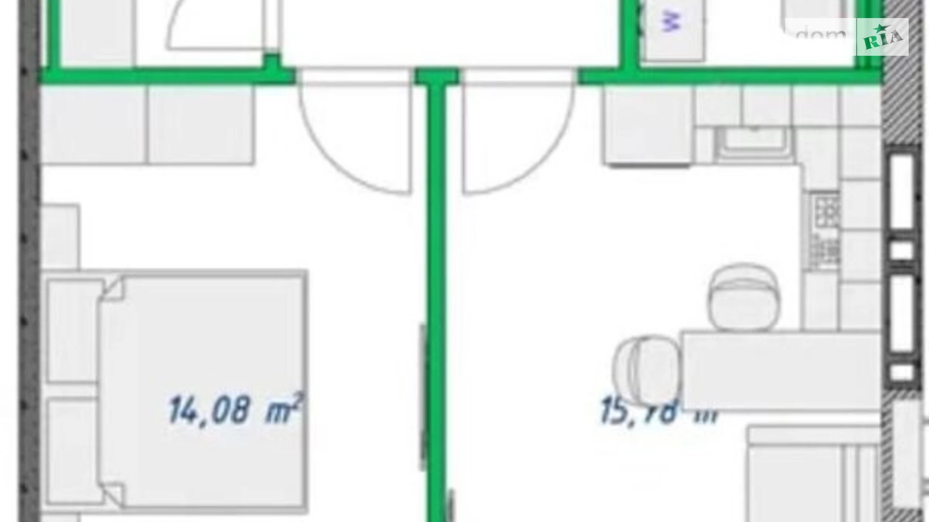 Продается 2-комнатная квартира 45 кв. м в Днепре, ул. Гетманская, 5