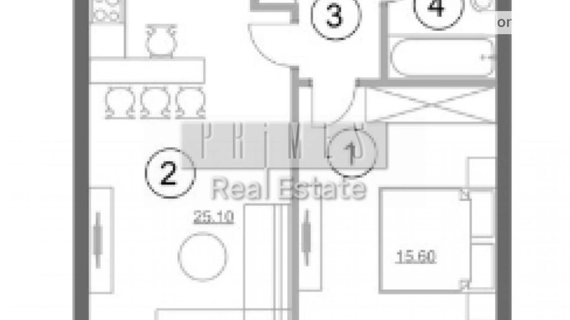 Продается 2-комнатная квартира 52 кв. м в Киеве, ул. Николая Пимоненко, 21