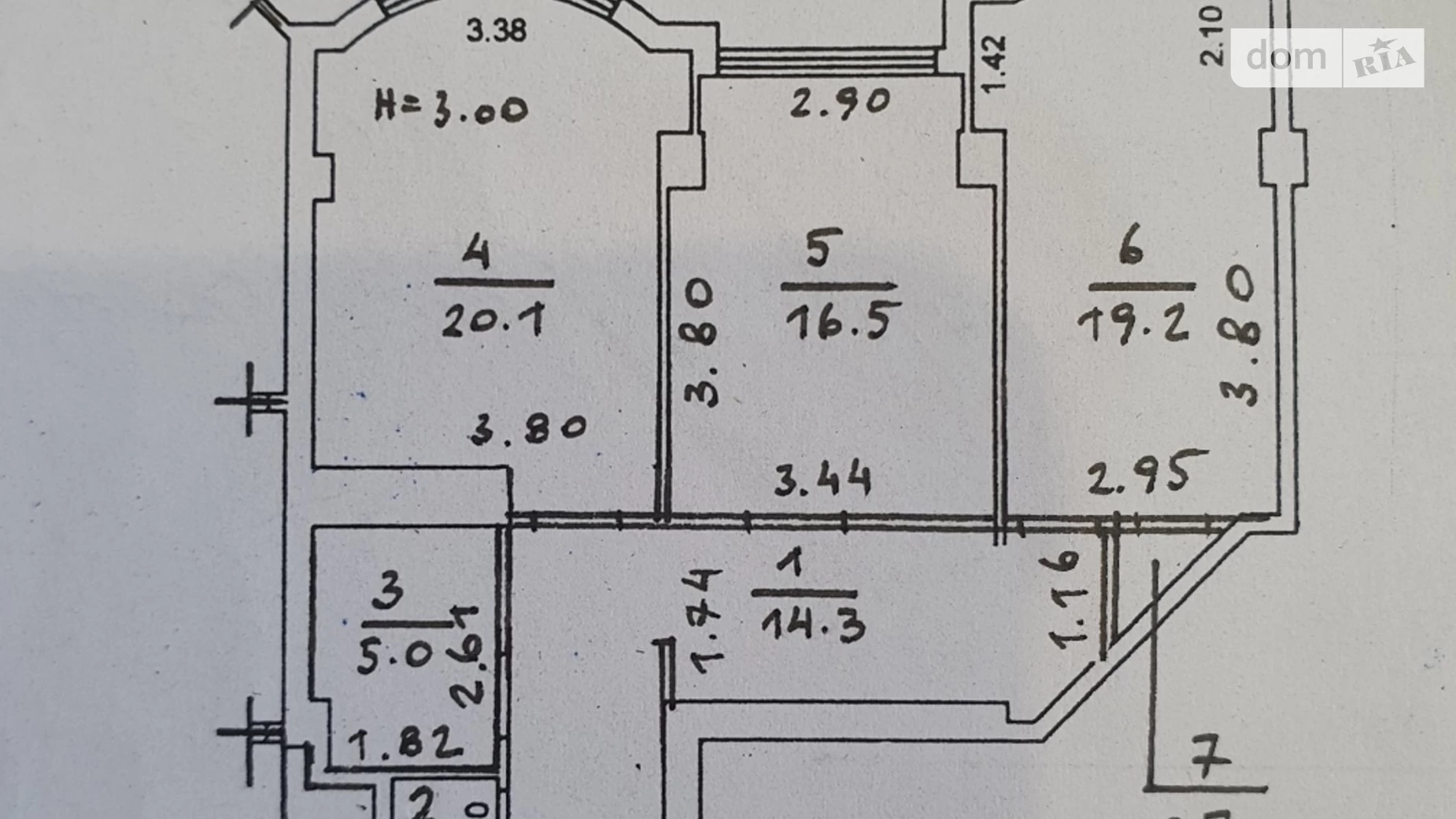 Продается 2-комнатная квартира 77.2 кв. м в Одессе, бул. Французский, 22/1 - фото 2