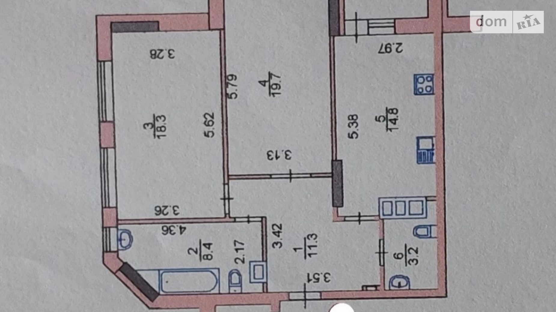 Продается 2-комнатная квартира 80 кв. м в Киеве, ул. Иоанна Павла II(Патриса Лумумбы), 11 - фото 4