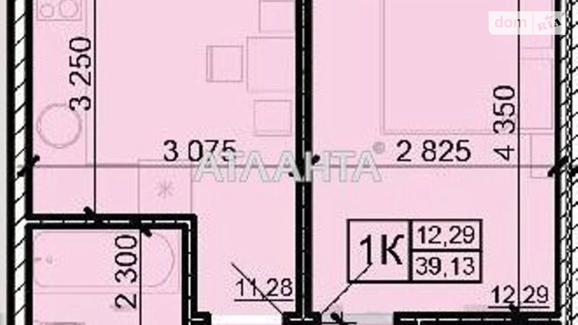 Продается 1-комнатная квартира 39 кв. м в Одессе, ул. Академика Вильямса