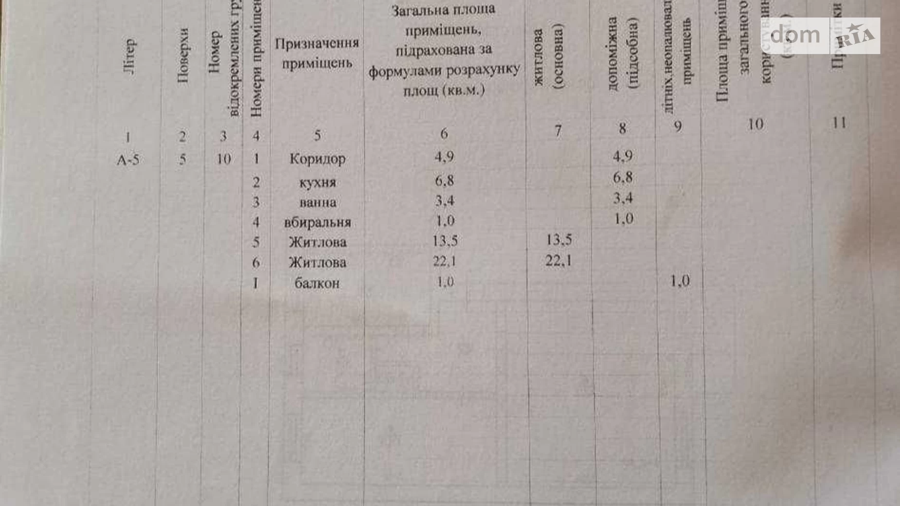 Продается 2-комнатная квартира 52 кв. м в Днепре, ул. Вернадского Владимира, 7