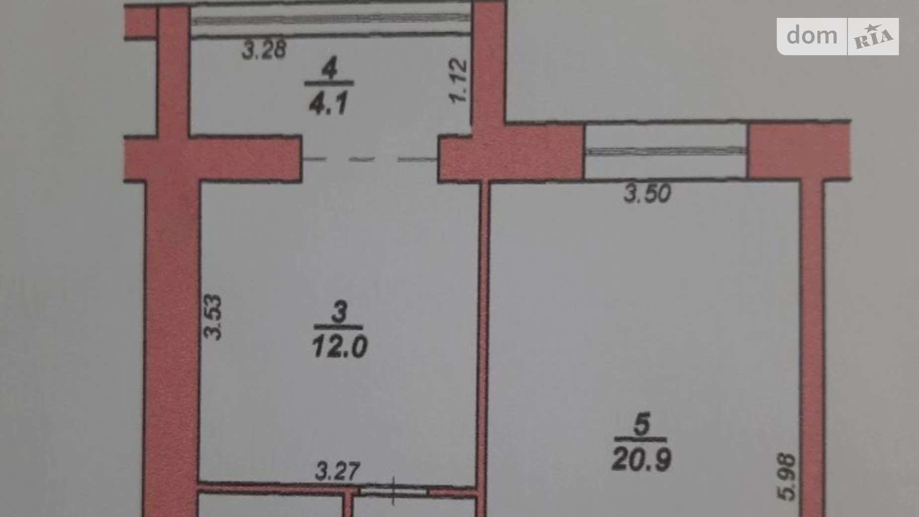 Продається 1-кімнатна квартира 45 кв. м у Хмельницькому, вул. Майборського, 11/1