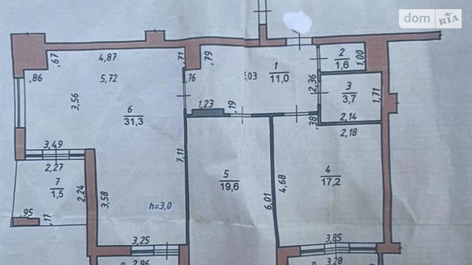 Продается 2-комнатная квартира 98 кв. м в Львове, ул. Пороховая, 20Д