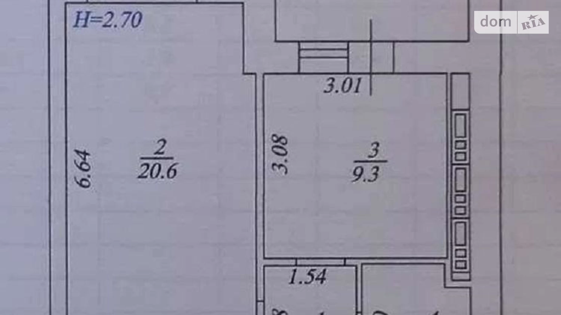 Продается 1-комнатная квартира 46 кв. м в Вишневом, ул. Машиностроителей, 16