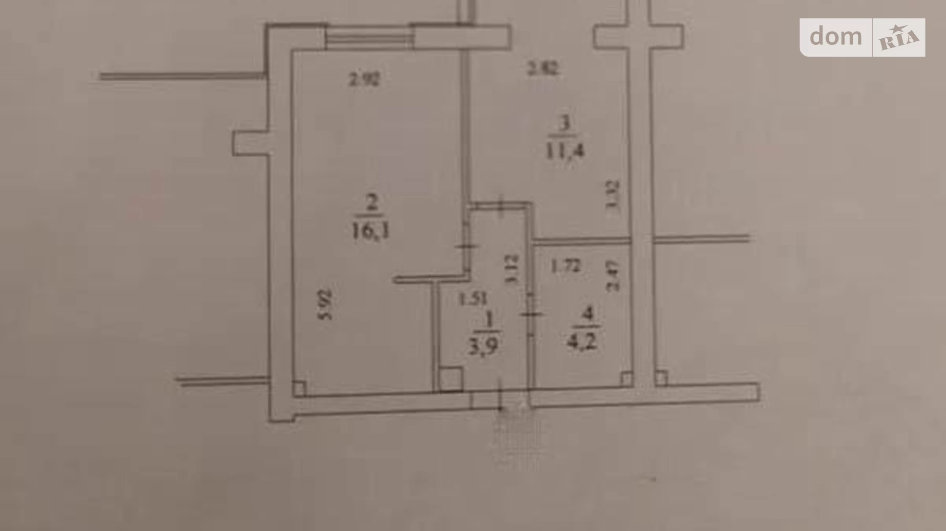 Продается 1-комнатная квартира 29 кв. м в Киеве, ул. Уинстона Черчилля(Красноткацкая), 23 - фото 3