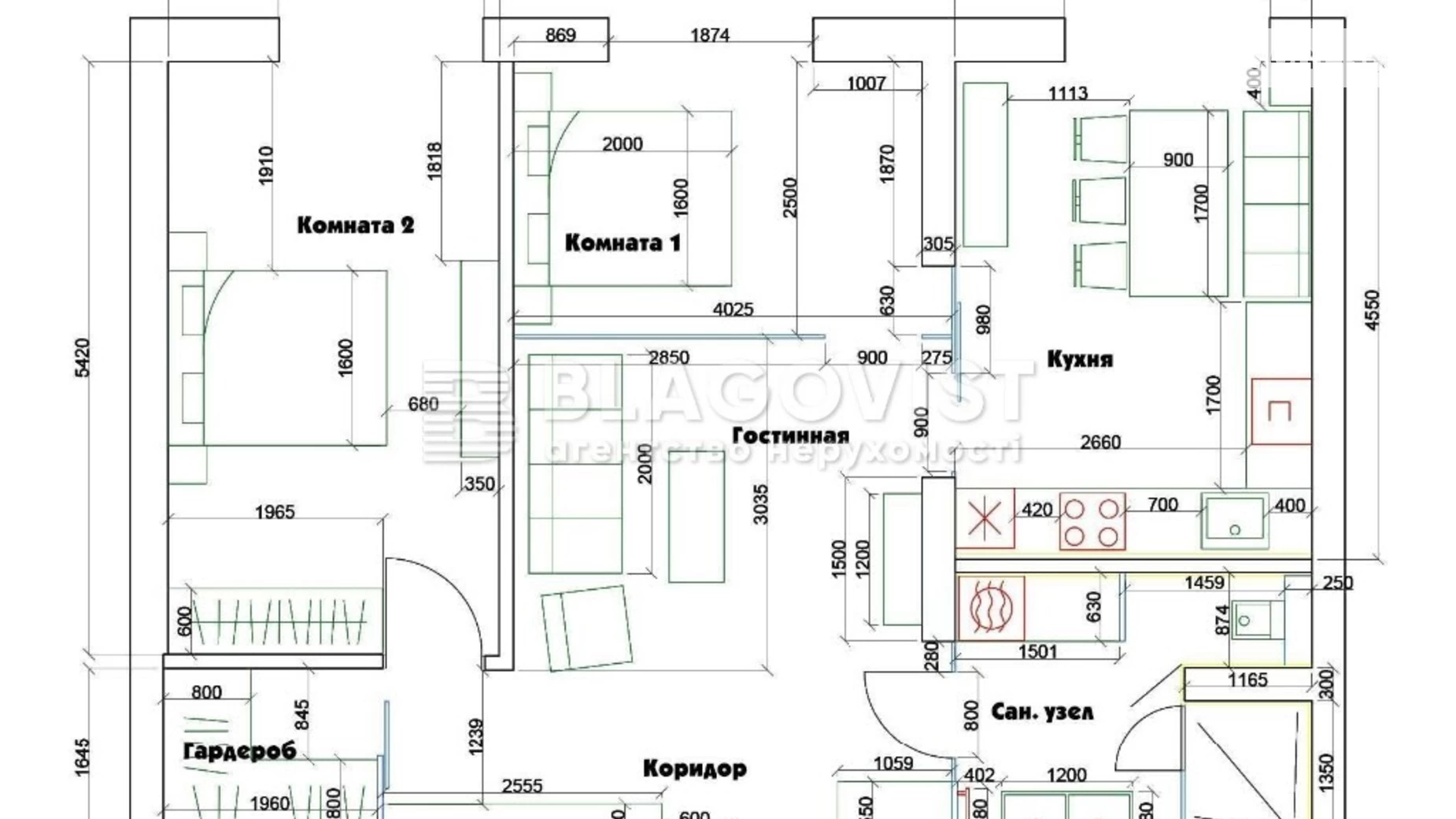 Продается 2-комнатная квартира 71 кв. м в Киеве, ул. Дегтярная, 9 - фото 3