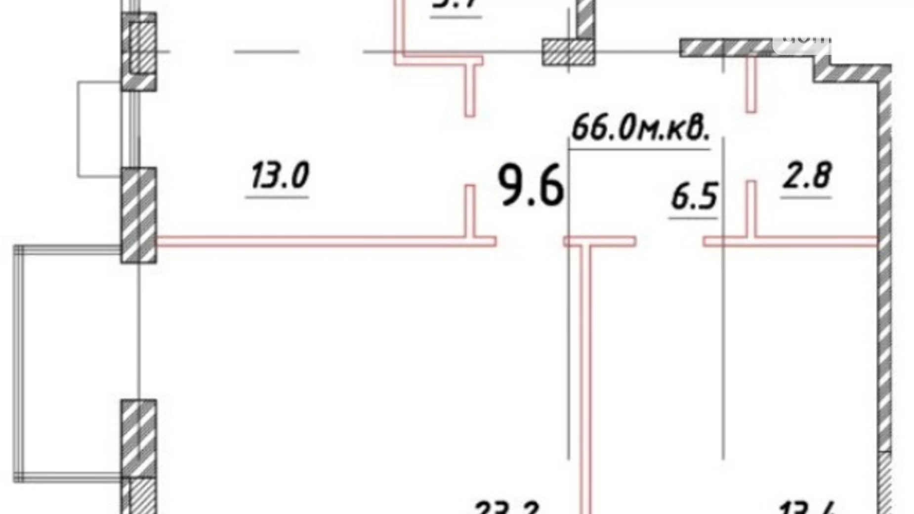 Продается 3-комнатная квартира 66 кв. м в Одессе, пер. Среднефонтанский, 3