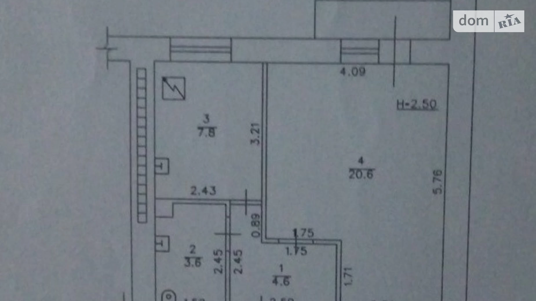 Продается 1-комнатная квартира 40 кв. м в Одессе, ул. Бассейная