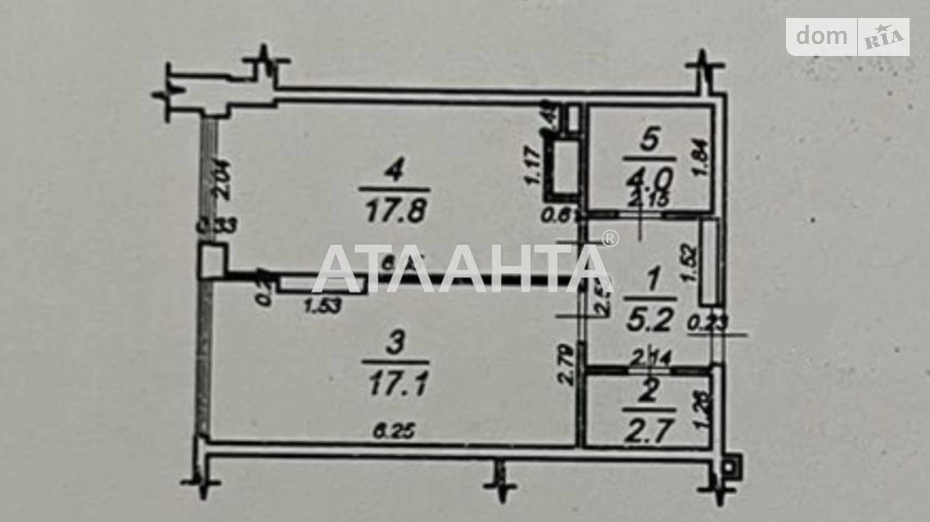 Продается 1-комнатная квартира 47 кв. м в Одессе, бул. Французский, 60В