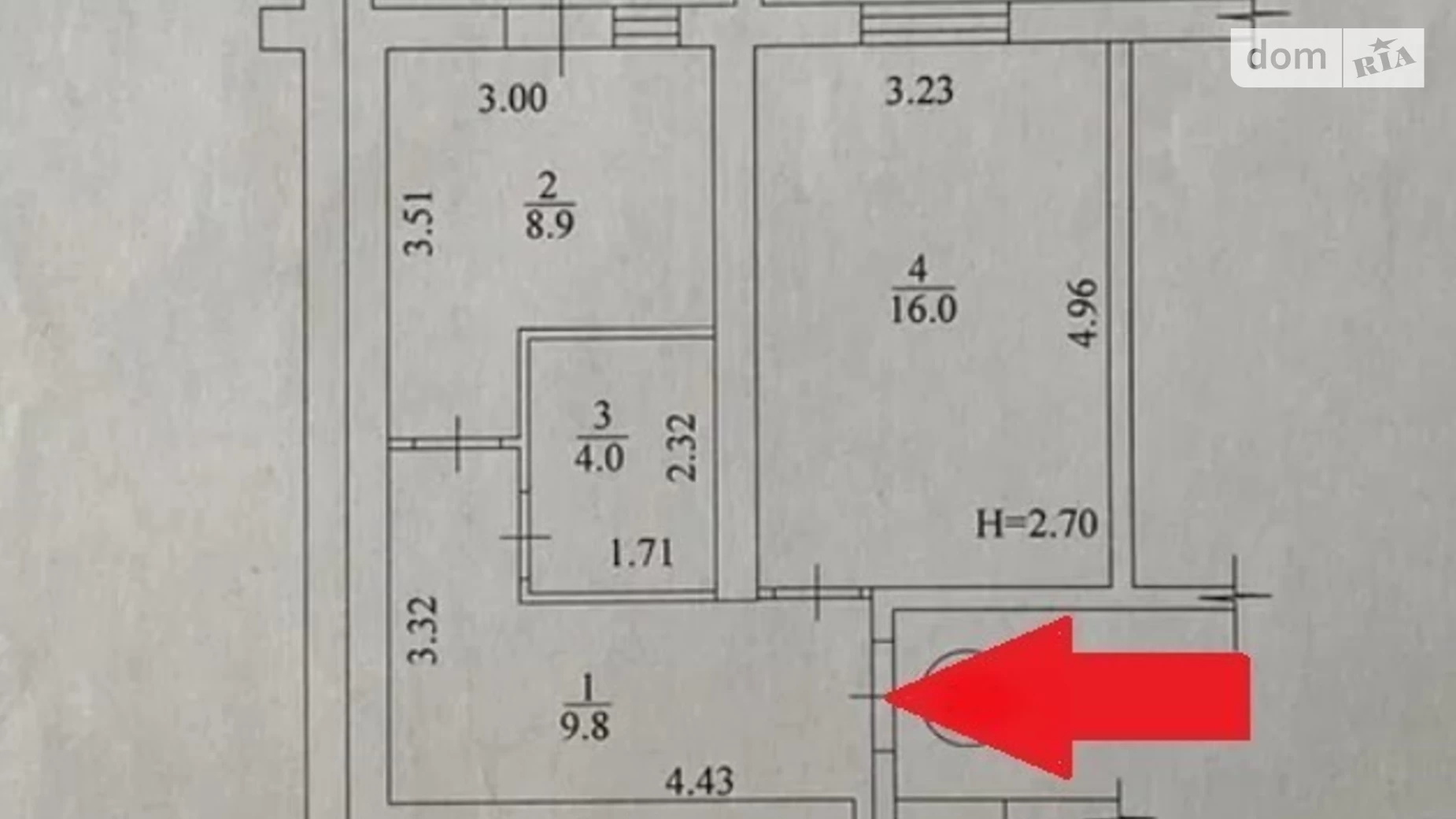 Продается 1-комнатная квартира 41 кв. м в Харькове, Салтовское шоссе, 264Б