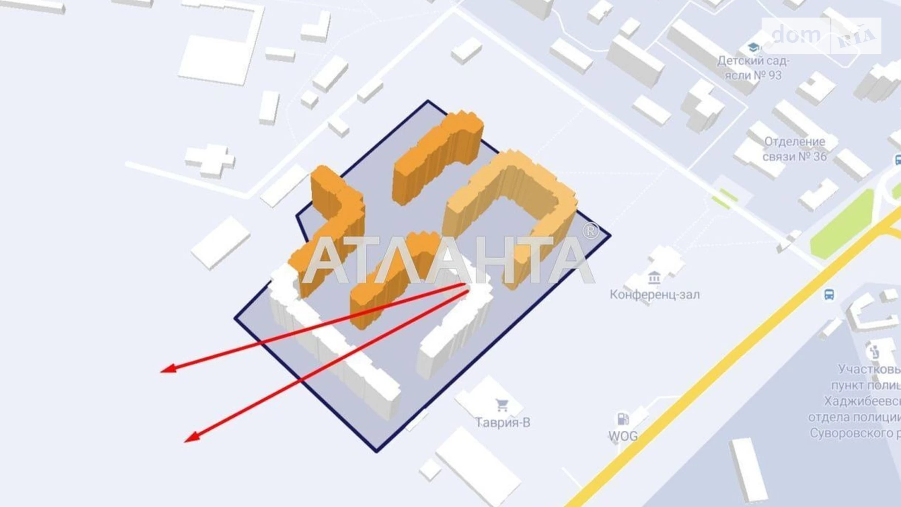 Продається 2-кімнатна квартира 60 кв. м у Одесі, Овідіопольська дор., 32 - фото 5