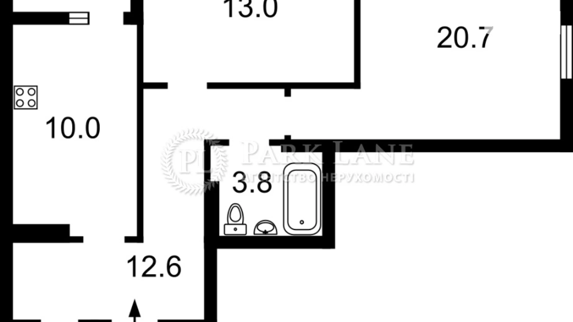 Продается 2-комнатная квартира 67 кв. м в Киеве, ул. Автозаводская, 72Б