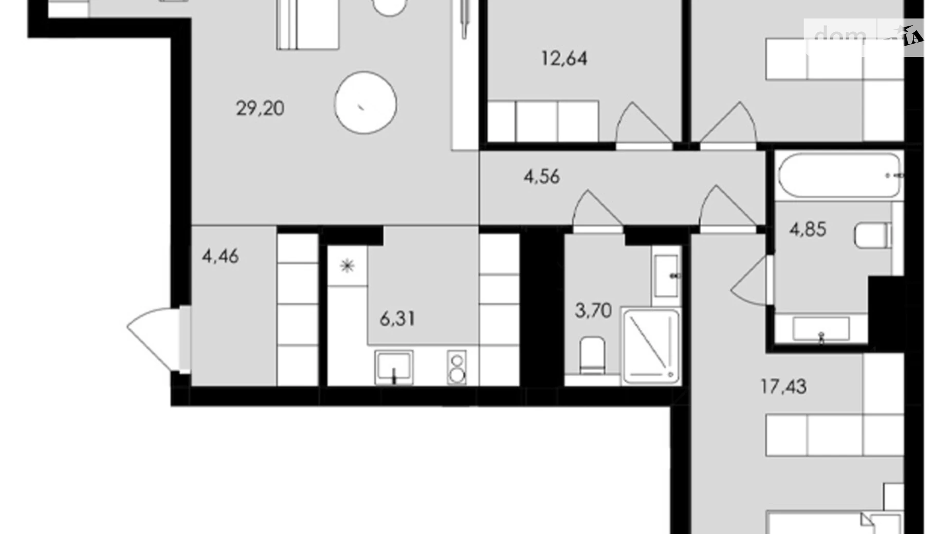 Продается 3-комнатная квартира 99 кв. м в Сокольниках, ул. Героев Майдана - фото 2