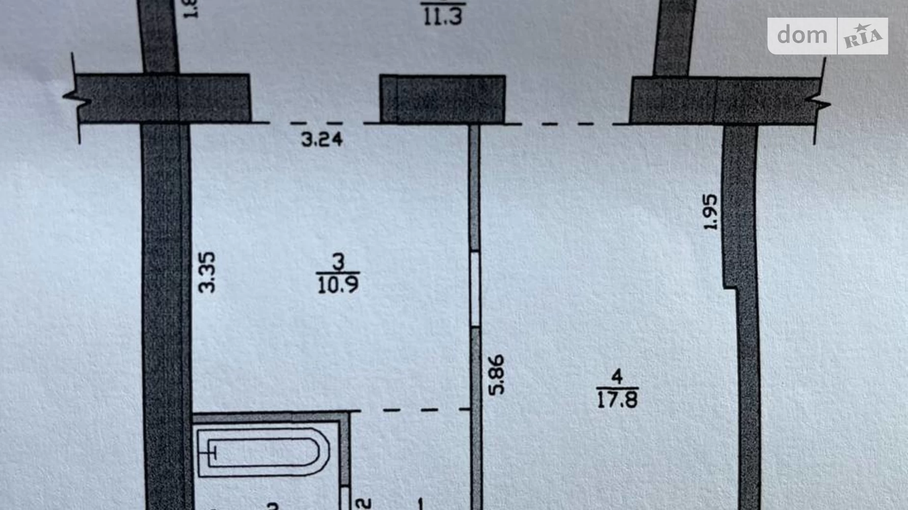 Продается 1-комнатная квартира 48 кв. м в Днепре, ул. Любарского, 4