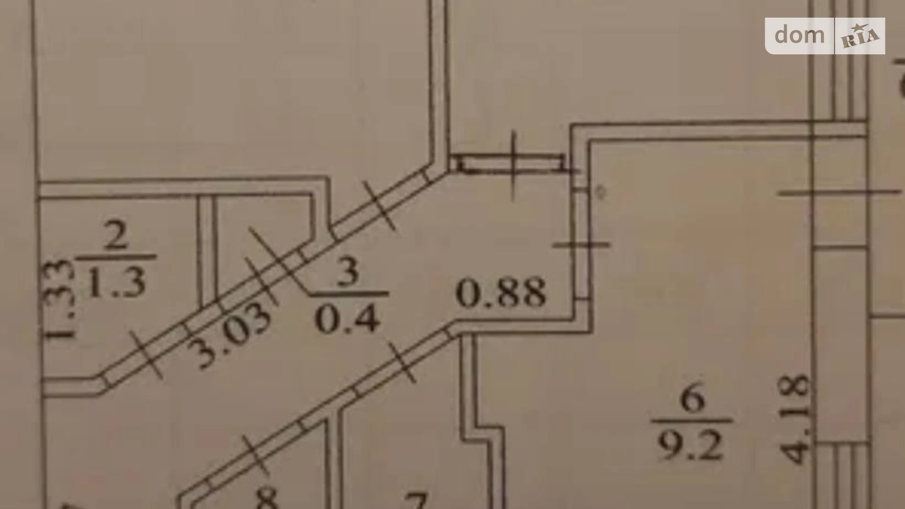 Продається 2-кімнатна квартира 43 кв. м у Дніпрі, вул. Пушкіна Генерала