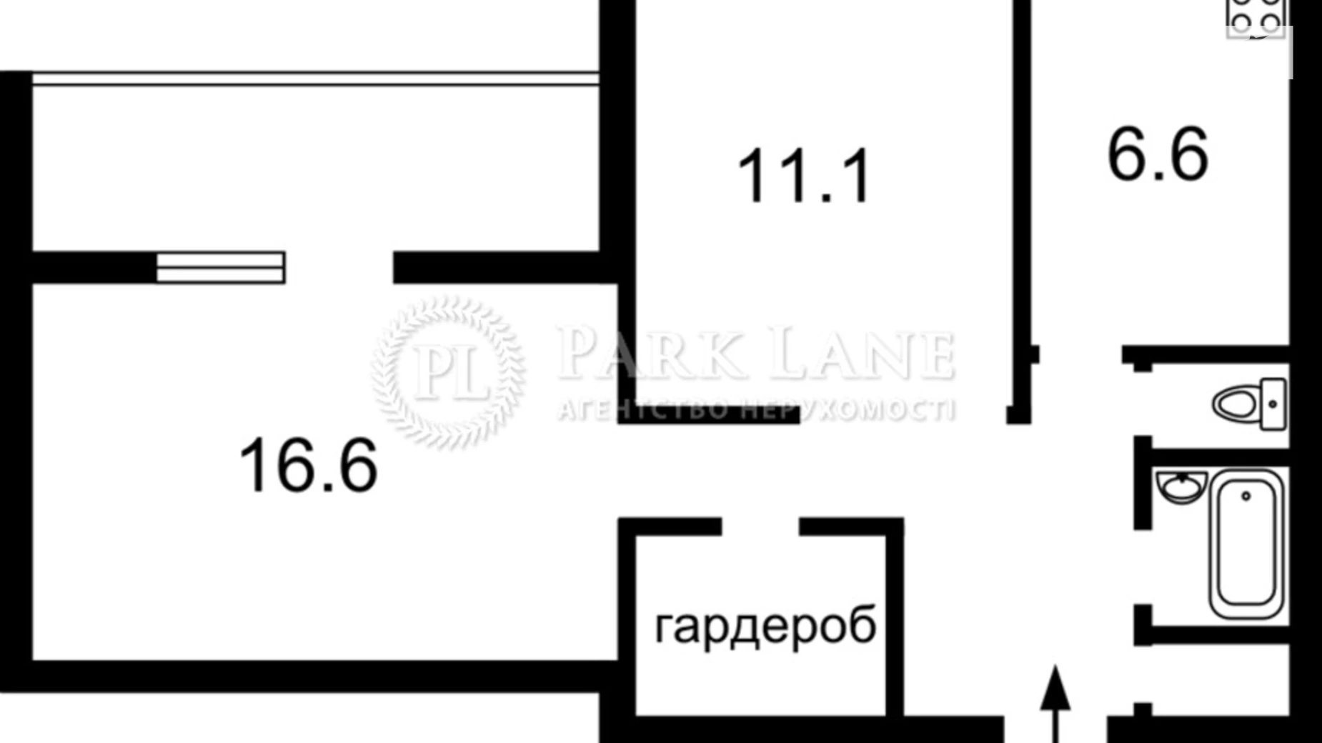 Продается 2-комнатная квартира 52.4 кв. м в Киеве, ул. Зверинецкая, 63А