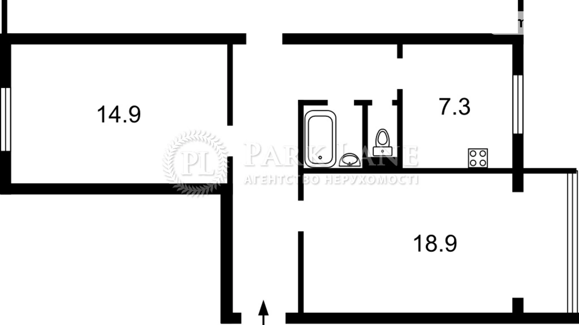 Продается 2-комнатная квартира 68.9 кв. м в Киеве, бул. Николая Михновского(Дружбы Народов), 8А - фото 2