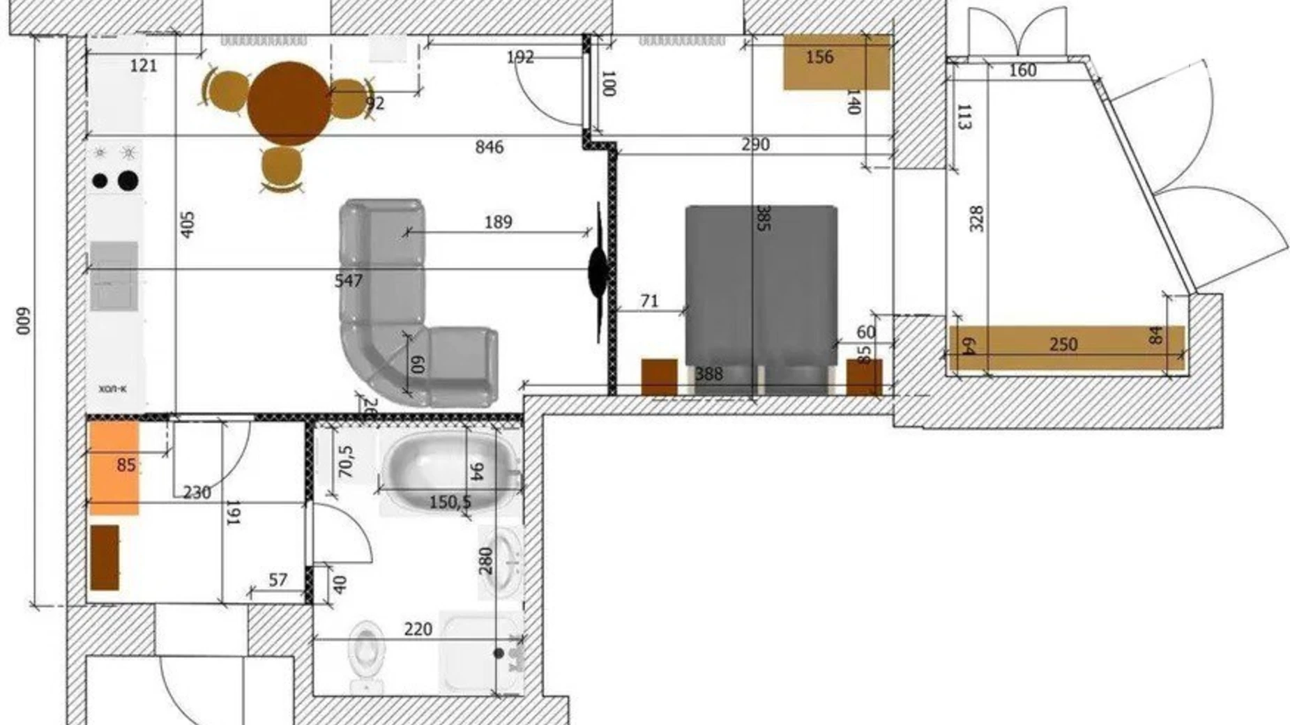 Продается 1-комнатная квартира 53 кв. м в Днепре, бул. Славы, 45Д - фото 5