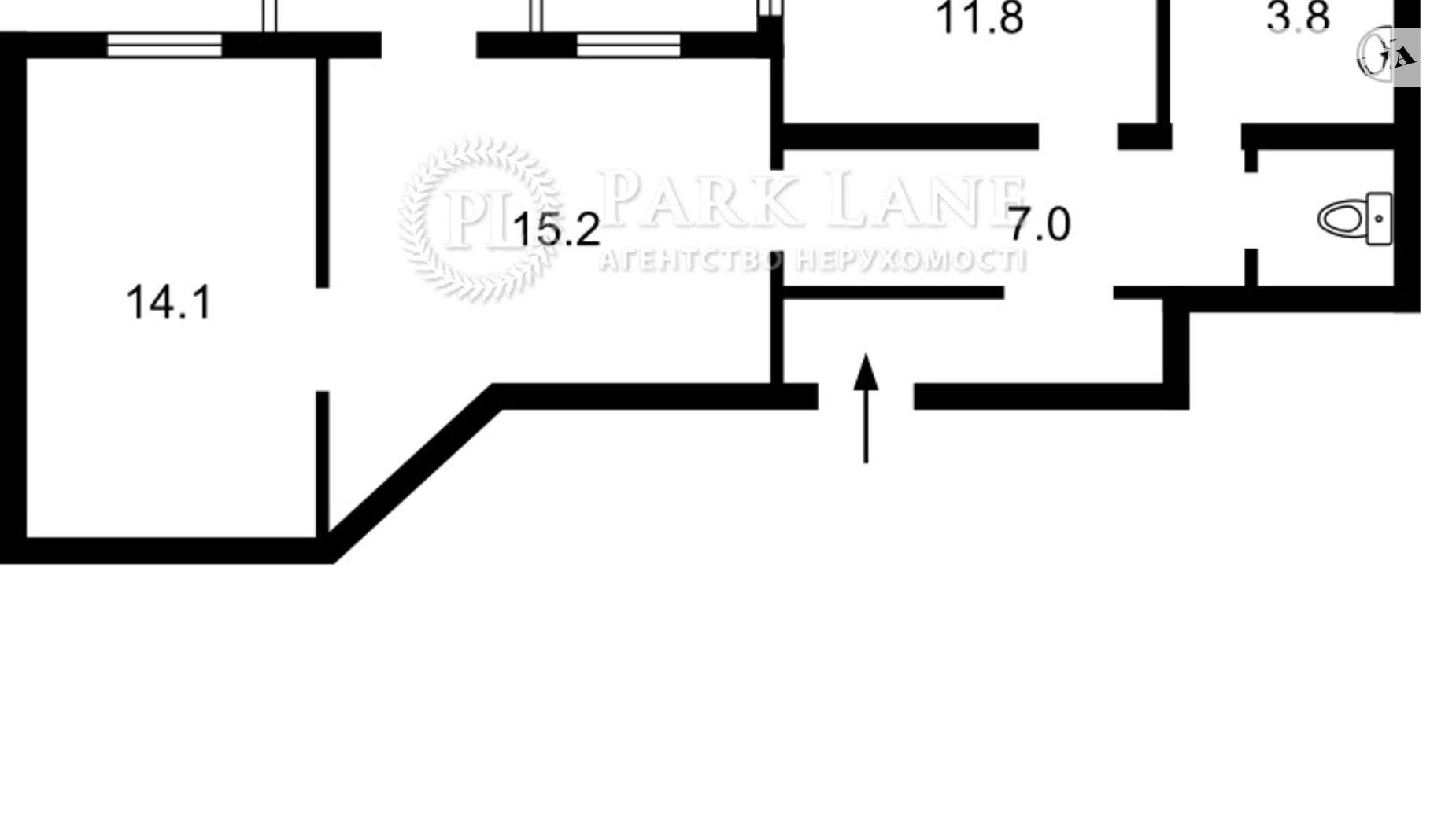 Продается 1-комнатная квартира 53 кв. м в Киеве, ул. Владимирская, 65