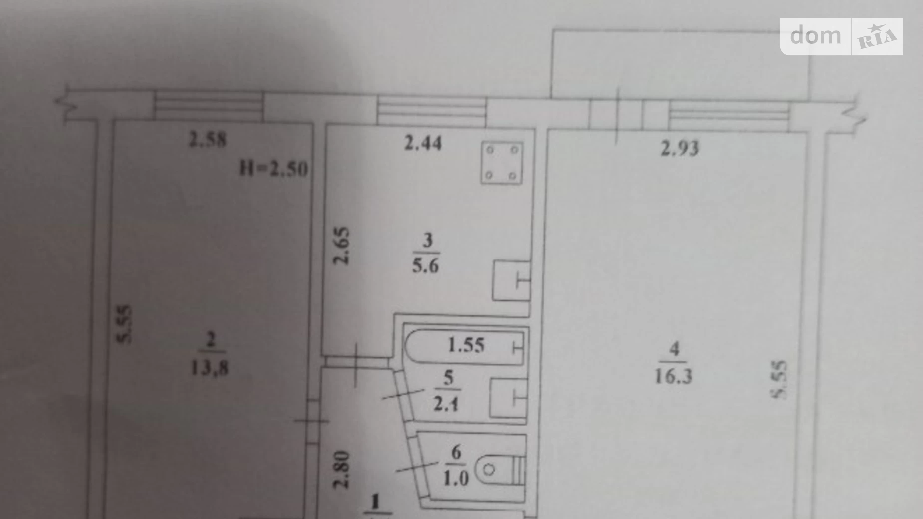 Продается 2-комнатная квартира 45 кв. м в Одессе, ул. Героев обороны Одессы, 68