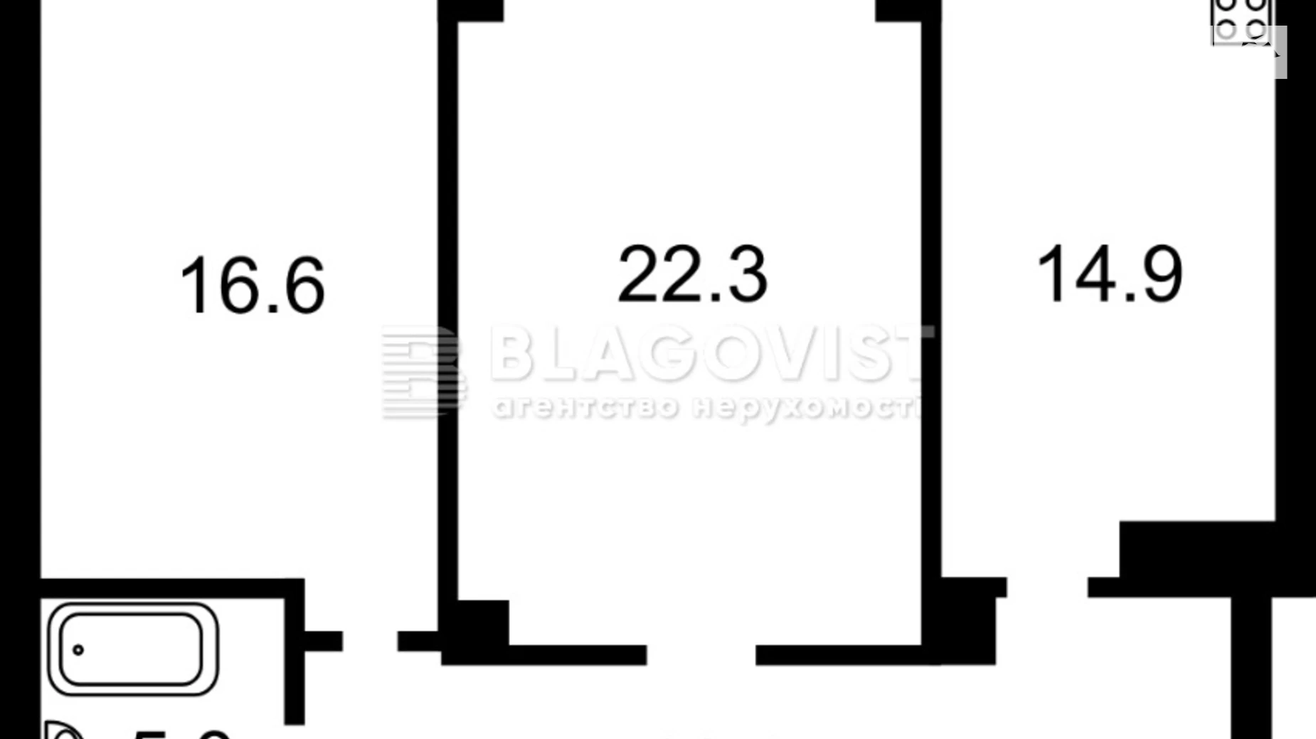 Продается 3-комнатная квартира 78 кв. м в Киеве, ул. Ломоносова, 73-79 - фото 2