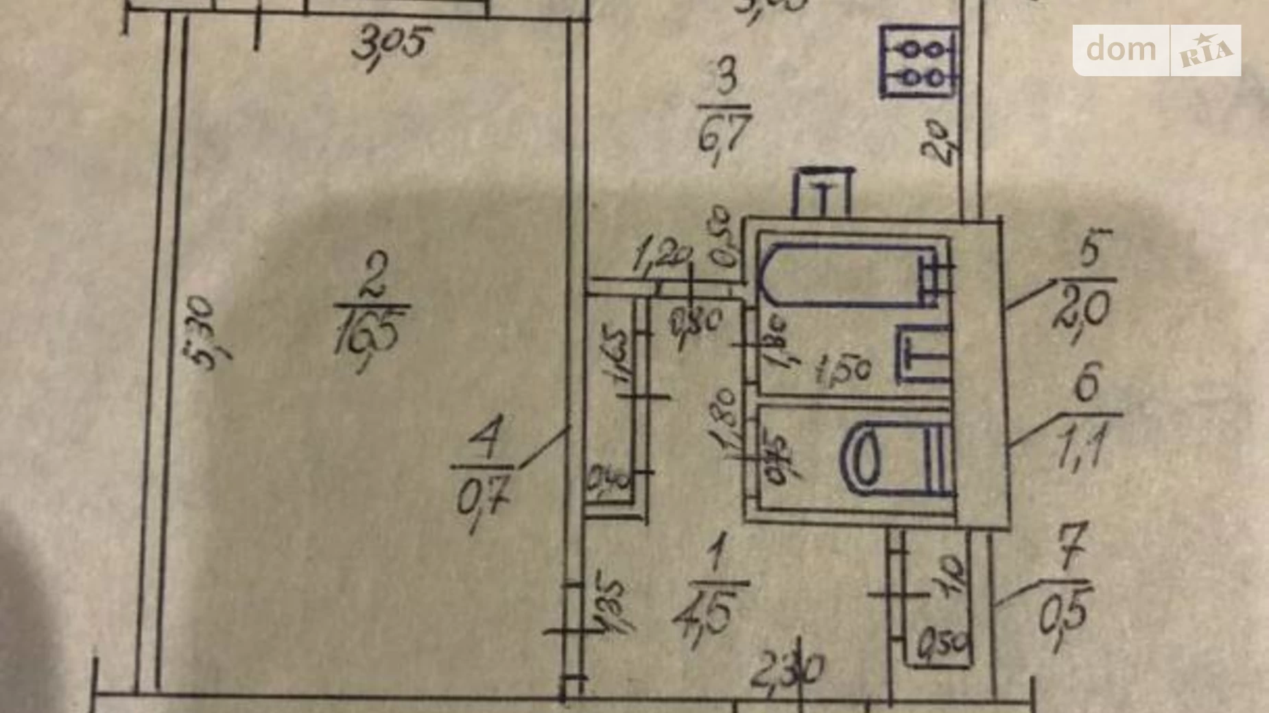 Продається 1-кімнатна квартира 31 кв. м у Харкові, просп. Тракторобудівників, 103А