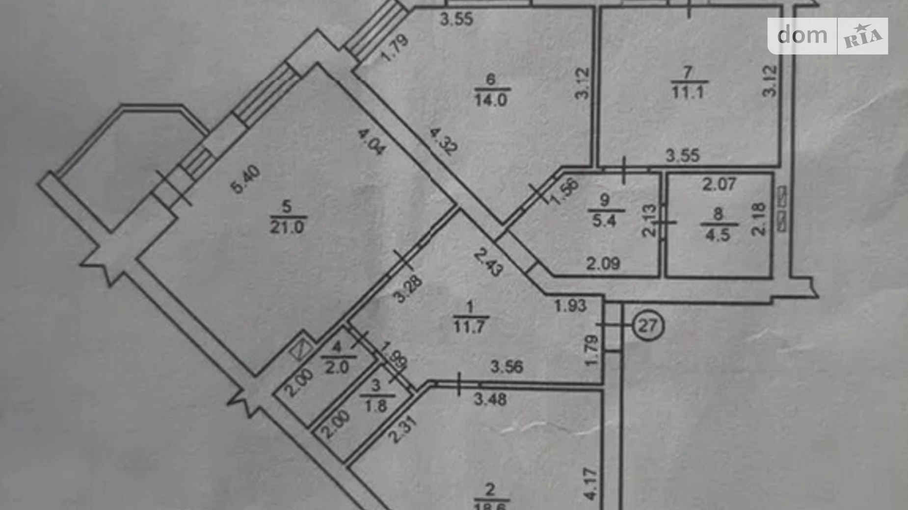 Продається 3-кімнатна квартира 93 кв. м у Бучі, вул. Отамана Орлика(Ватутіна), 4Б