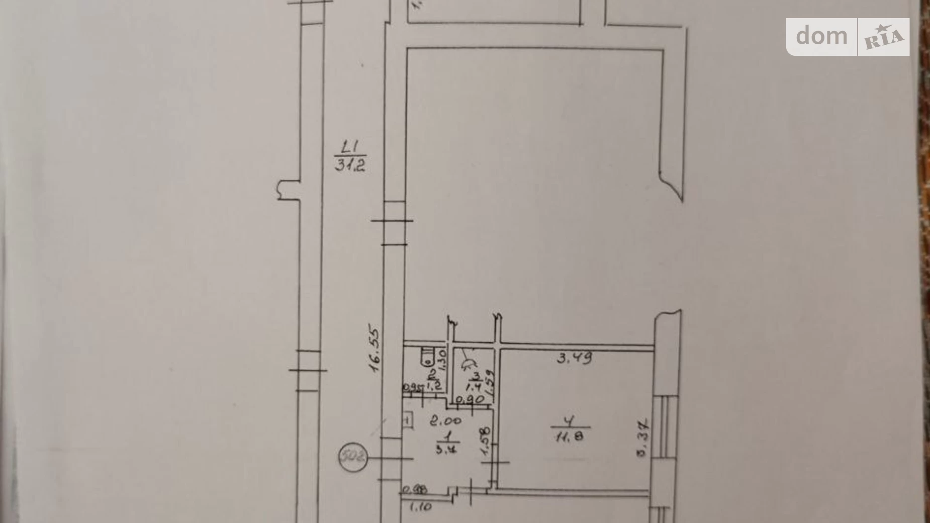 Продається 1-кімнатна квартира 28 кв. м у Харкові, вул. Академіка Проскури, 3Б - фото 2