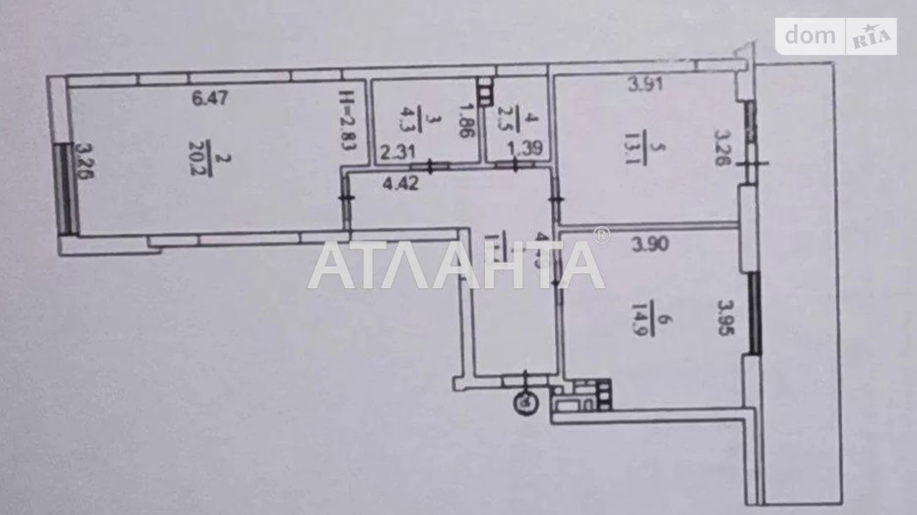 Продается 2-комнатная квартира 72 кв. м в Киеве, ул. Набережно-Рыбальская, 3