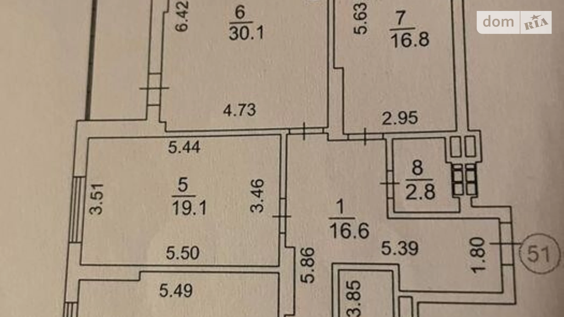 Продається 3-кімнатна квартира 129 кв. м у Києві, вул. Лобановського, 4В