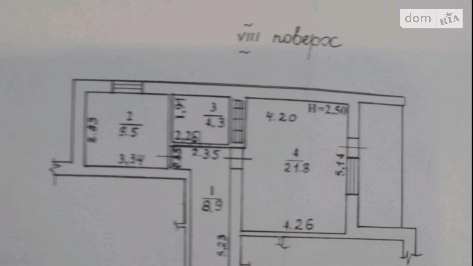 Продається 2-кімнатна квартира 52 кв. м у Одесі, вул. Сергія Ядова - фото 3