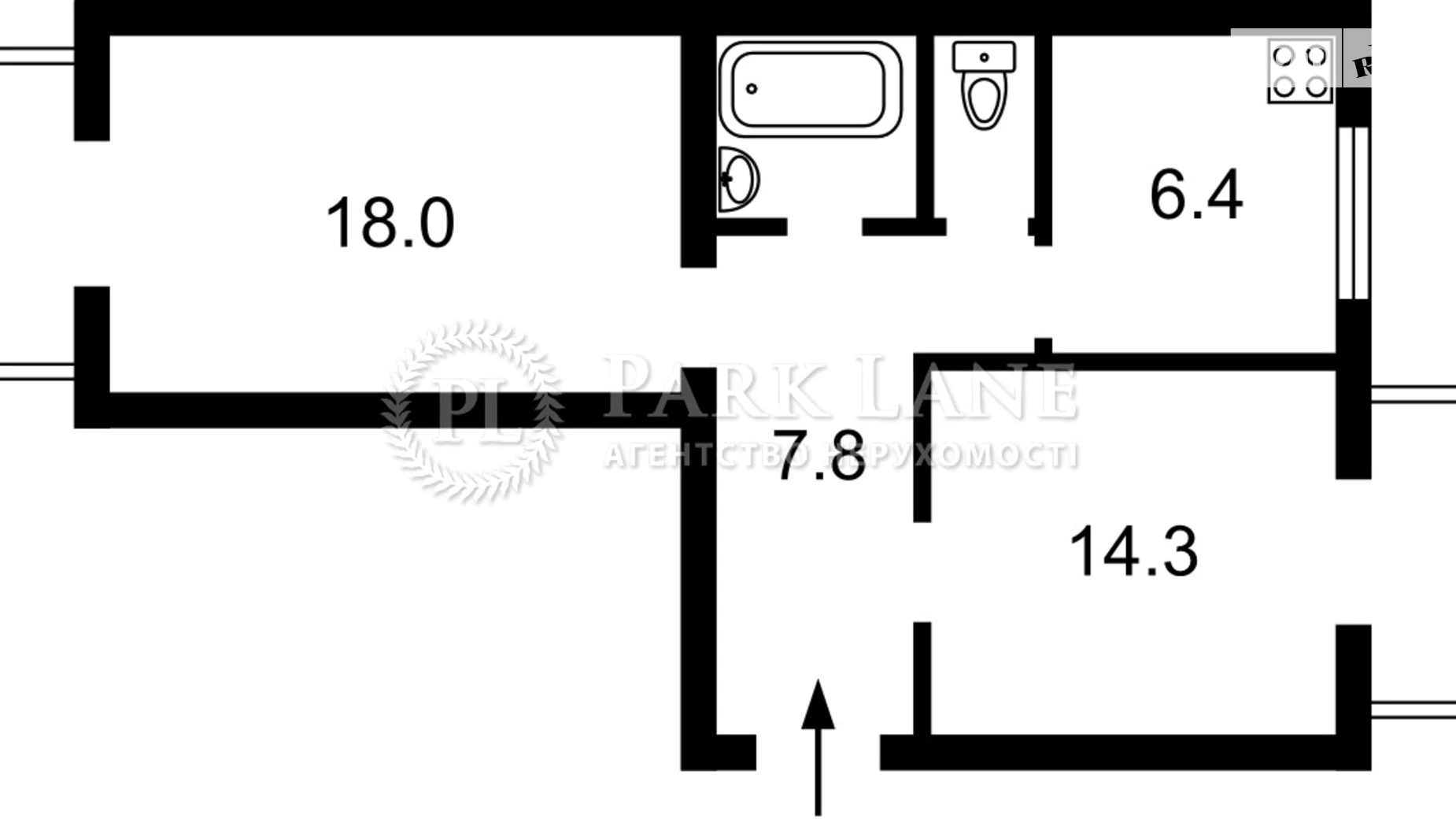 Продается 2-комнатная квартира 53 кв. м в Киеве, ул. Сергея Набоки(Бажова), 15/20