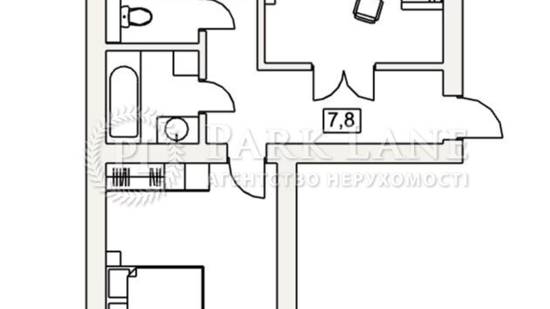 Продается 2-комнатная квартира 53 кв. м в Киеве, ул. Сергея Набоки(Бажова), 15/20