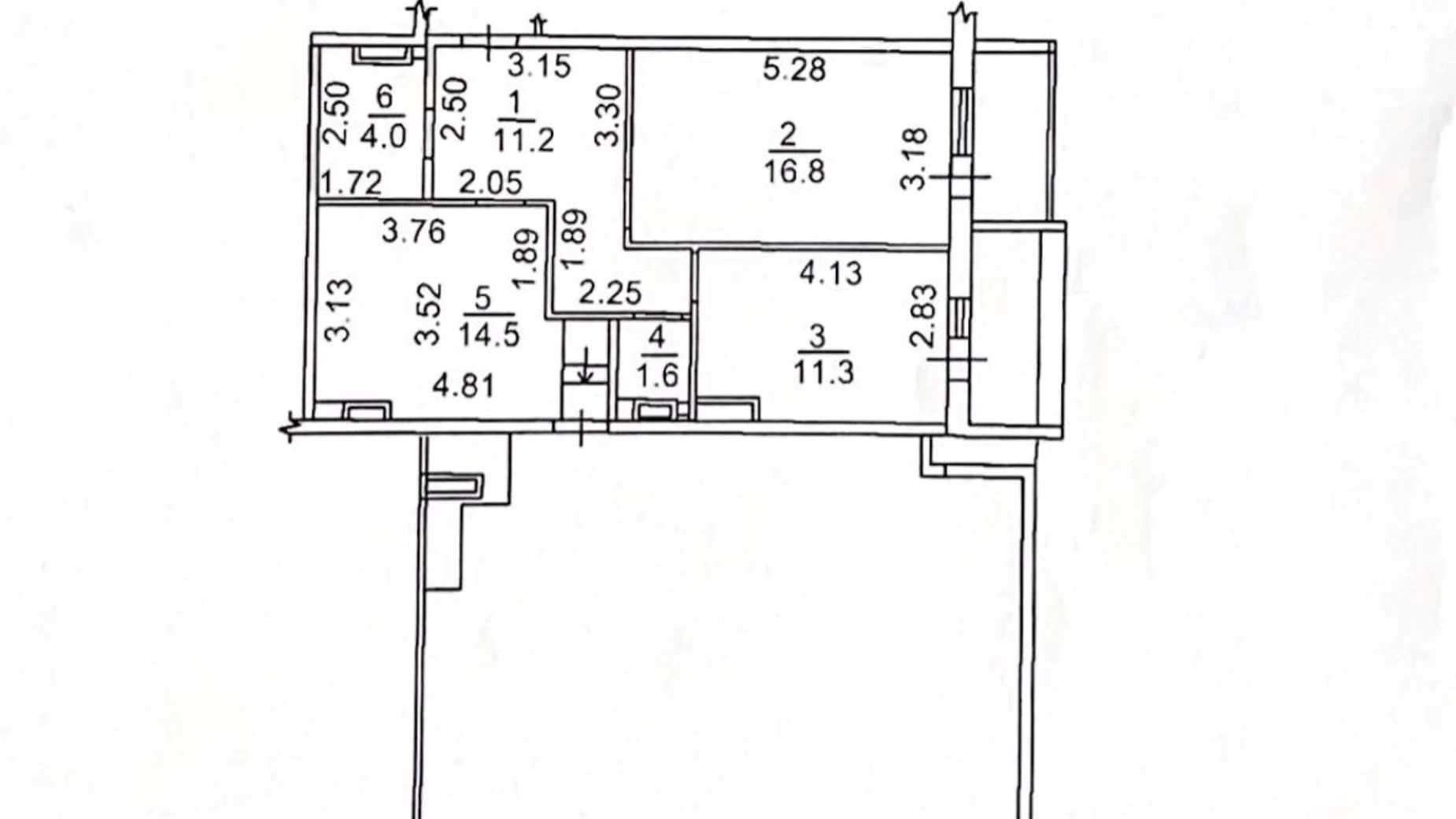 Продается 2-комнатная квартира 86 кв. м в Лиманке, ул. Академика Вильямса - фото 2