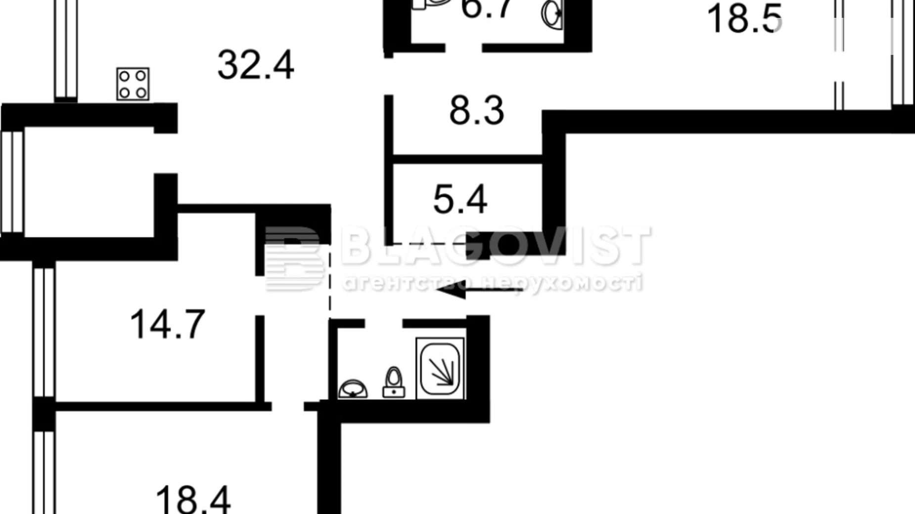 Продается 3-комнатная квартира 127 кв. м в Киеве, ул. Гарета Джонса(Семьи Хохловых), 12