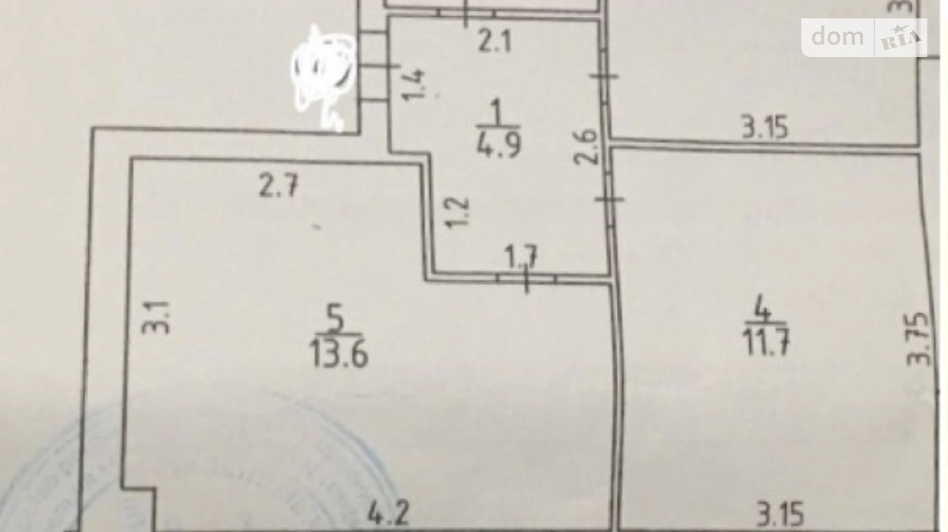 Продається 2-кімнатна квартира 44 кв. м у Гостомелі, вул. Ярова(Червоноармійська), 208