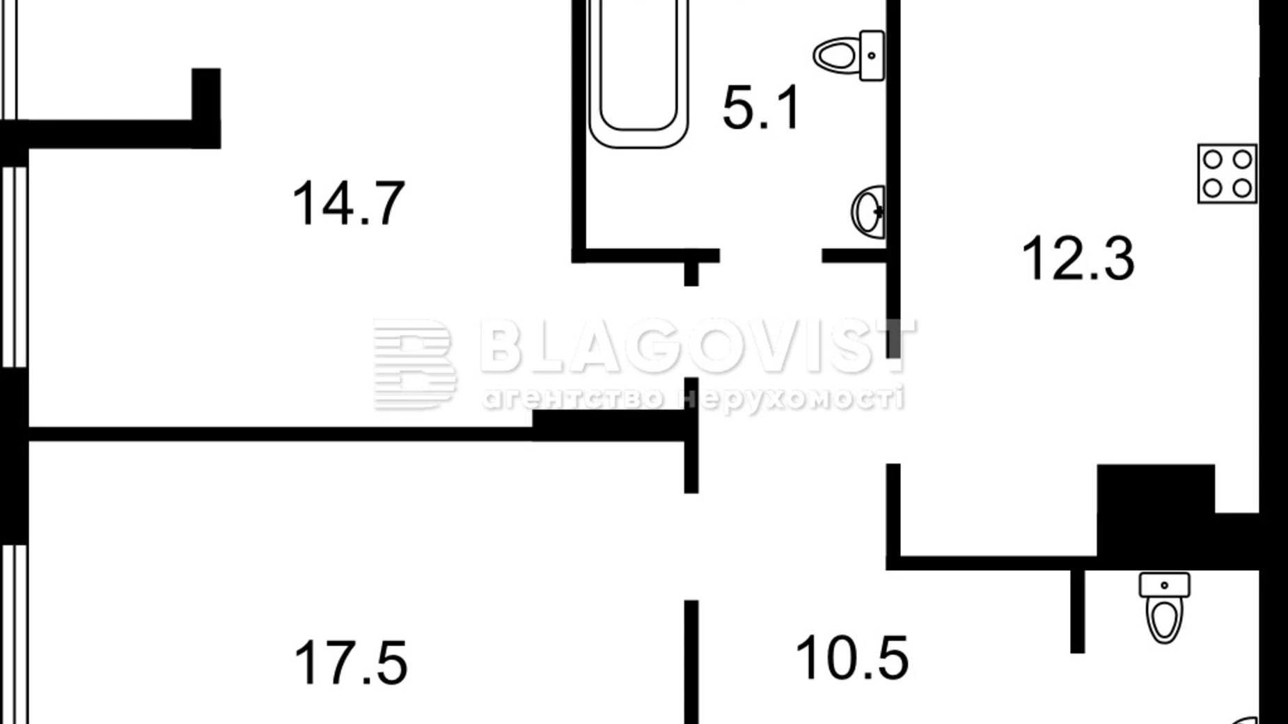 Продается 2-комнатная квартира 64 кв. м в Киеве, ул. Глубочицкая, 13/7 - фото 2