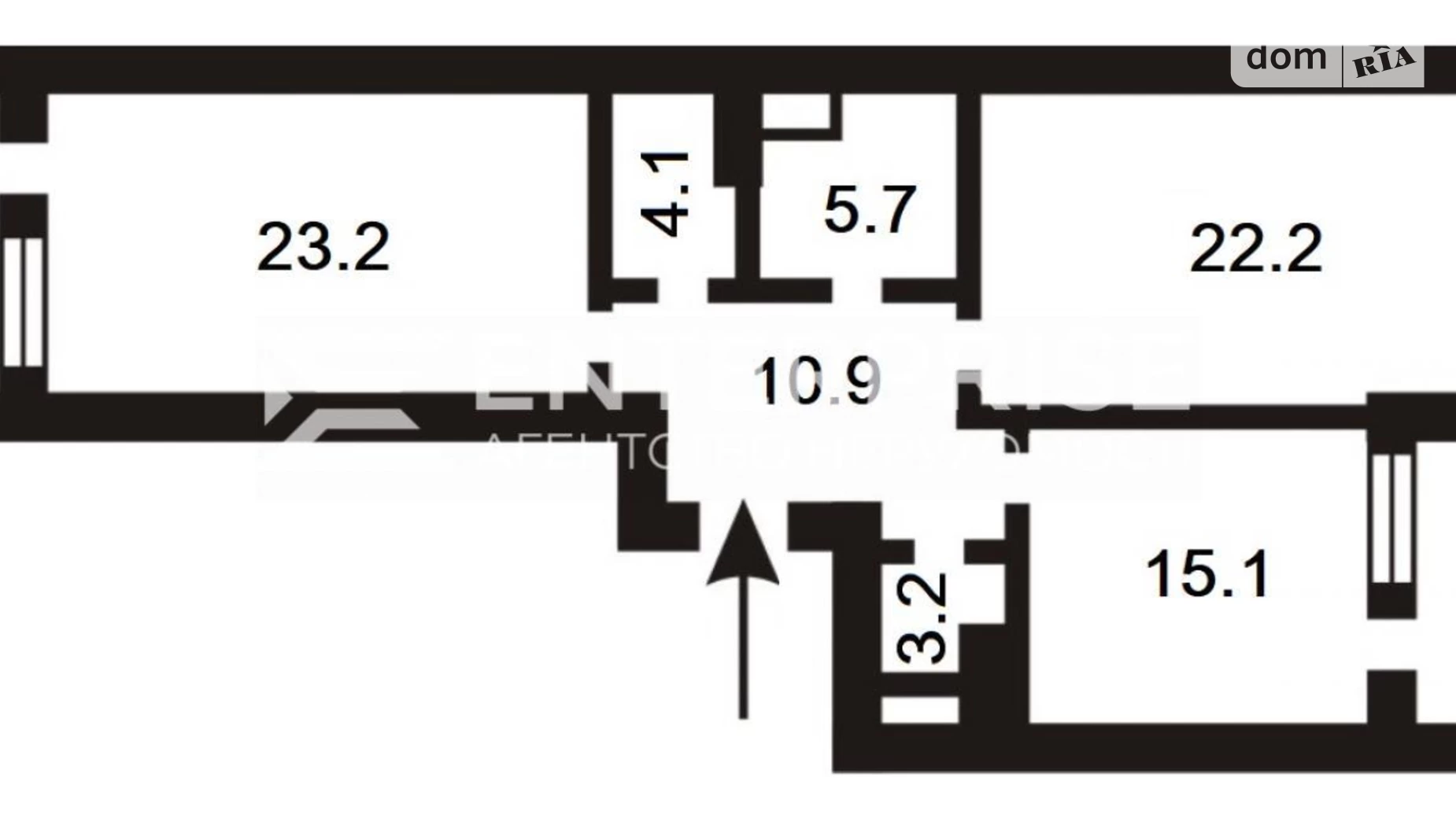 Продается 2-комнатная квартира 90.6 кв. м в Киеве, ул. Олевская, 5 - фото 3