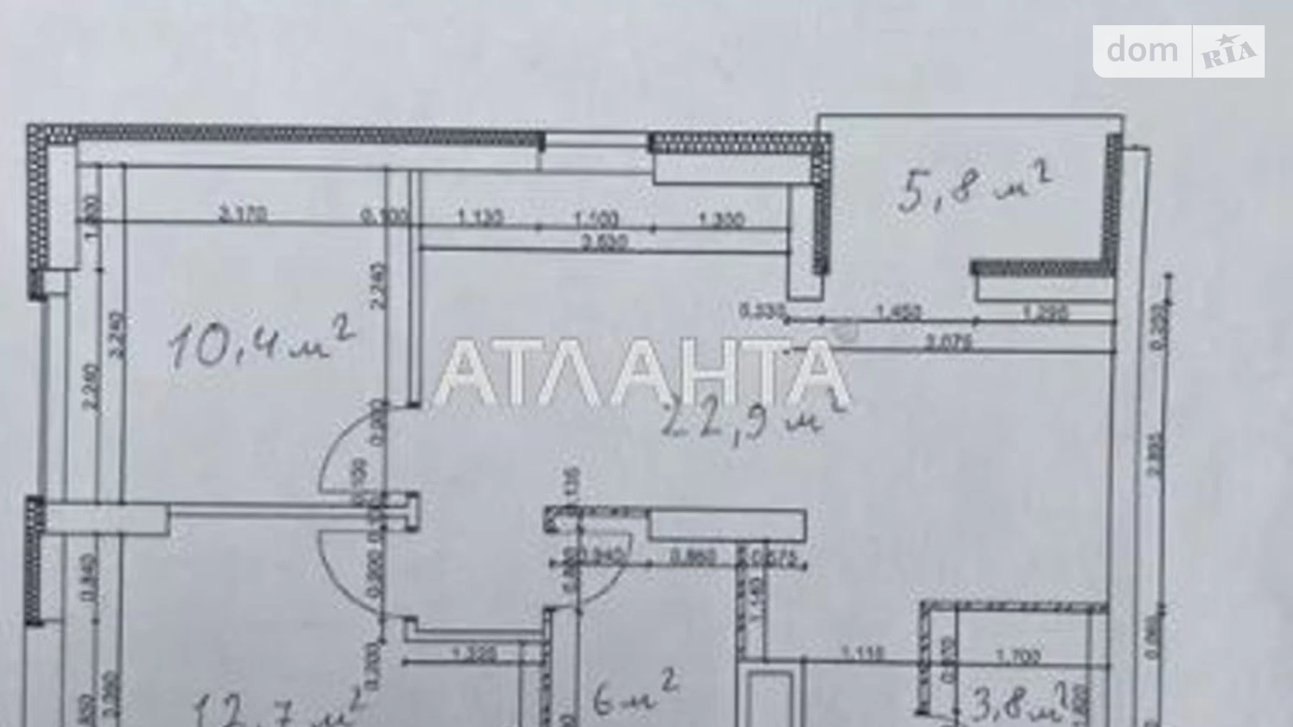 Продается 3-комнатная квартира 67 кв. м в Виннице, ул. Кирпичная