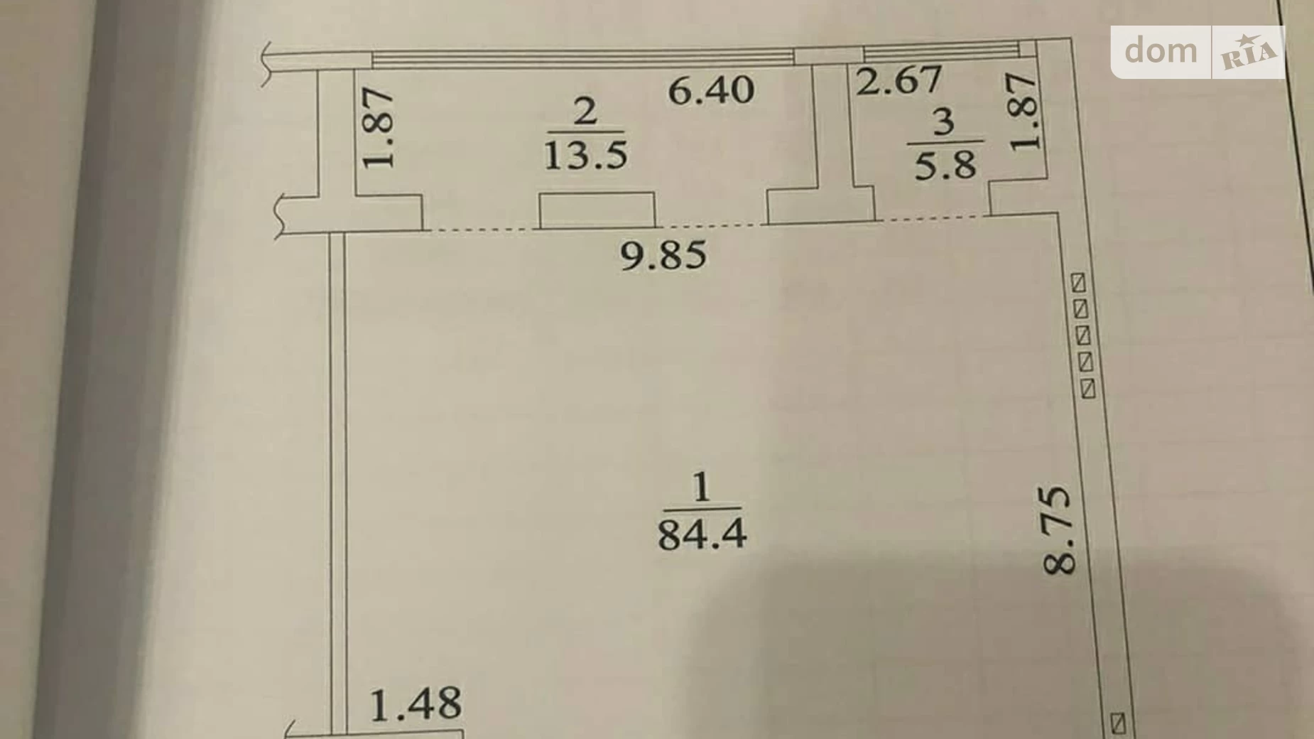 Продається 3-кімнатна квартира 102 кв. м у Дніпрі, вул. Мандриківська