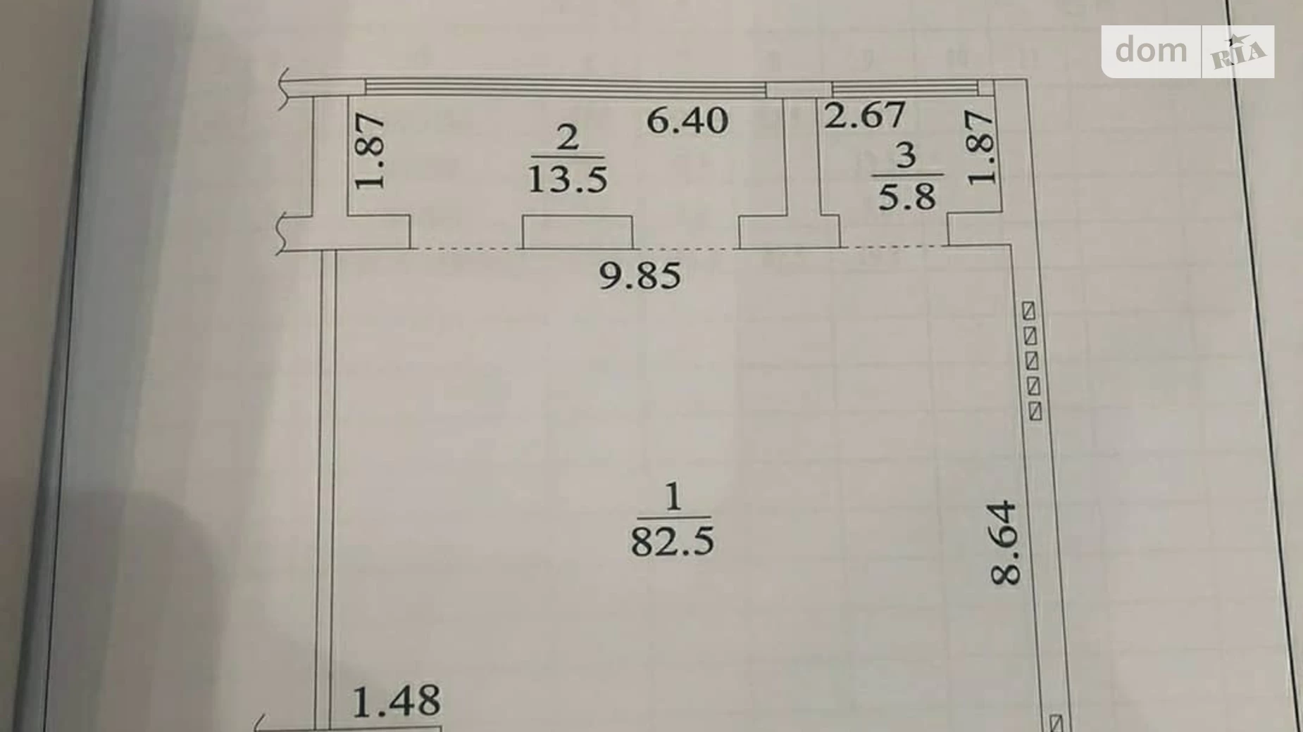 Продається 3-кімнатна квартира 102 кв. м у Дніпрі, вул. Мандриківська